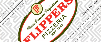Flippers Pizzeria bag