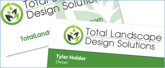 Total Landscape Design Solutions business card